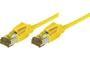 Cordon RJ45 sur câble catégorie 7 S/FTP LSOH snagless jaune - 5 m