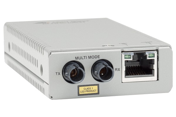 ALLIED AT-MMC200/ST-60 Media Converter RJ45 10/100  to 100FX MM, ST Duplex