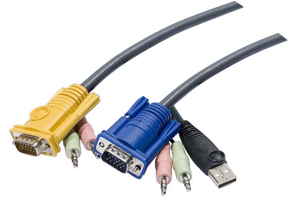Cable E7 kvm ATEN 2L-53xxU VGA-USB-Audio - 3.0M