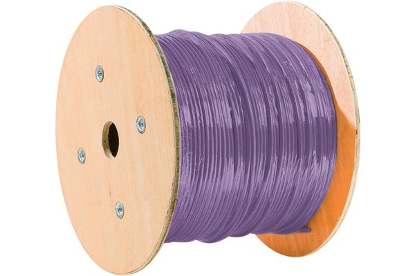 DEXLAN câble monobrin F/UTP CAT6 violet LS0H RPC Dca - 500 m