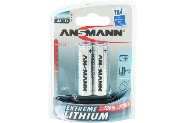 ANSMANN Piles lithium 5021003 FR06 / AA blister de 2