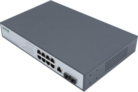 DEXLAN Switch Niv.2 8P Gigabit PoE+ 140W & 2 SFP