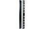 EKIVALAN Paire de passe-câbles verticaux (G/D) 42U métal avec porte, noir